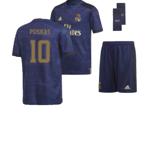 2019-2020 Real Madrid Away Youth Kit (Night Indigo) (PUSKAS 10)