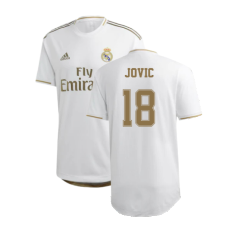 2019-2020 Real Madrid Home Shirt (Jovic 18)