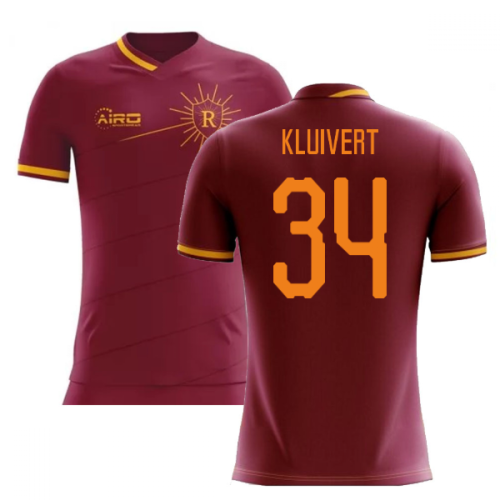 2024-2025 Roma Home Concept Football Shirt (KLUIVERT 34)