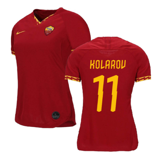 2019-2020 Roma Home Nike Ladies Shirt (KOLAROV 11)