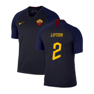 2019-2020 Roma Training Shirt (Dark Obsidian) (Lipman 2)