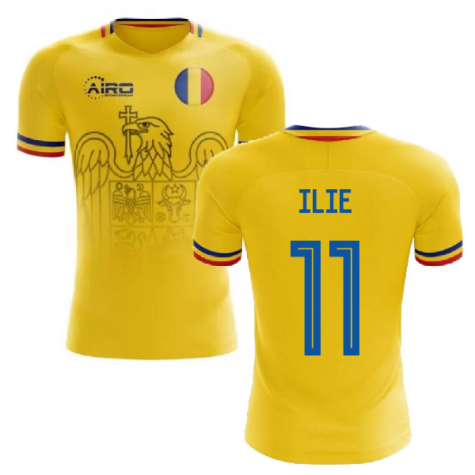 2025-2026 Romania Home Concept Football Shirt (Ilie 11)