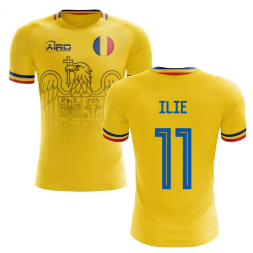 2024-2025 Romania Home Concept Football Shirt (Ilie 11)