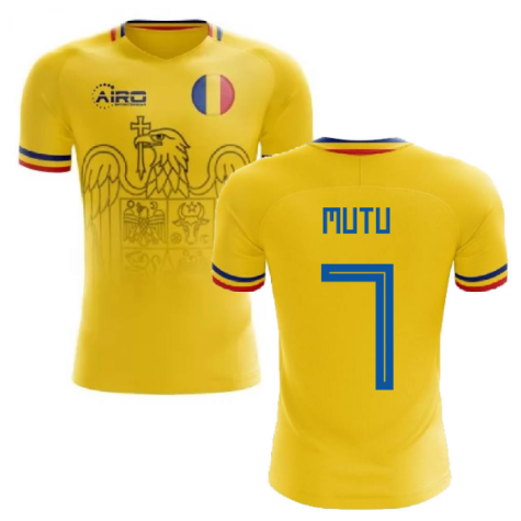 2025-2026 Romania Home Concept Football Shirt (Mutu 7)