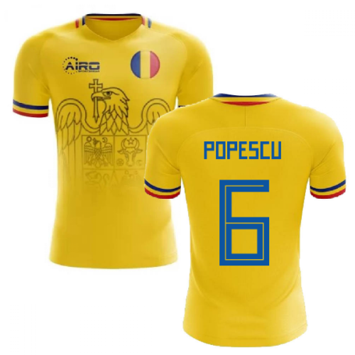 2024-2025 Romania Home Concept Football Shirt (Popescu 6)