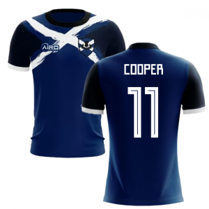 2024-2025 Scotland Flag Concept Football Shirt (Cooper 11)