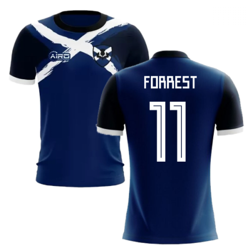 2024-2025 Scotland Flag Concept Football Shirt (Forrest 11)