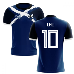 2024-2025 Scotland Flag Concept Football Shirt (Law 10)