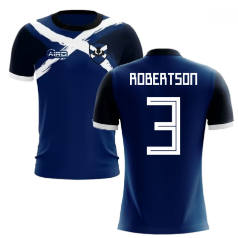 2024-2025 Scotland Flag Concept Football Shirt (Robertson 3)