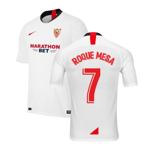 2019-2020 Sevilla Home Nike Football Shirt (ROQUE MESA 7)