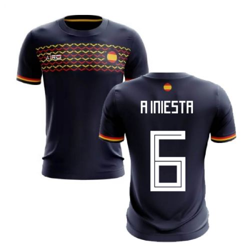 2024-2025 Spain Away Concept Football Shirt (A Iniesta 6)