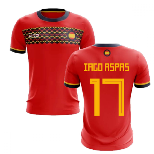 2024-2025 Spain Home Concept Football Shirt (Iago Aspas 17)