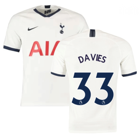 2019-2020 Tottenham Home Nike Football Shirt (Kids) (DAVIES 33)