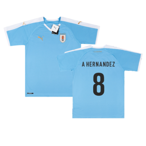 2019-2020 Uruguay Home Jersey (A Hernandez 8)