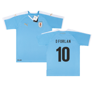 2019-2020 Uruguay Home Jersey (D Forlan 10)