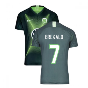 2019-2020 VFL Wolfsburg Home Nike Football Shirt (BREKALO 7)