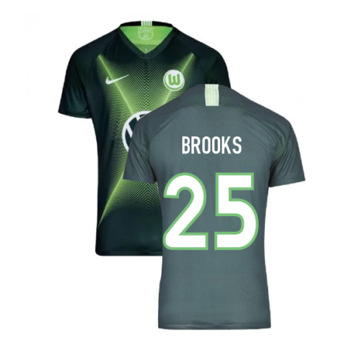 2019-2020 VFL Wolfsburg Home Nike Football Shirt (BROOKS 25)