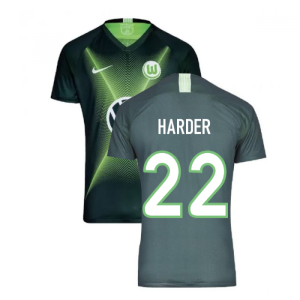 2019-2020 VFL Wolfsburg Home Nike Football Shirt (Harder 22)