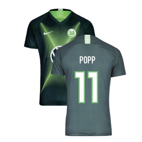 2019-2020 VFL Wolfsburg Home Nike Football Shirt (Popp 11)