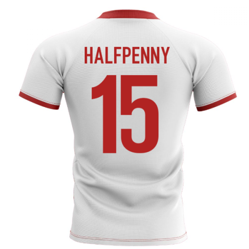 2024-2025 Wales Flag Concept Rugby Shirt (Halfpenny 15)