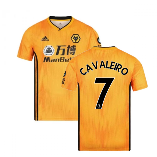 2019-2020 Wolves Home Football Shirt (CAVALEIRO 7)