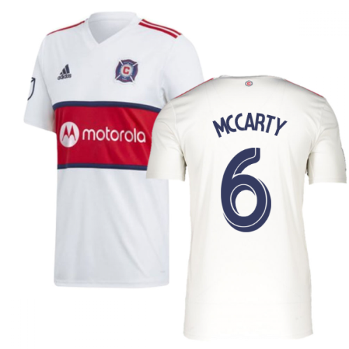 2019 Chicago Fire Adidas Away Football Shirt (MCCARTY 6)