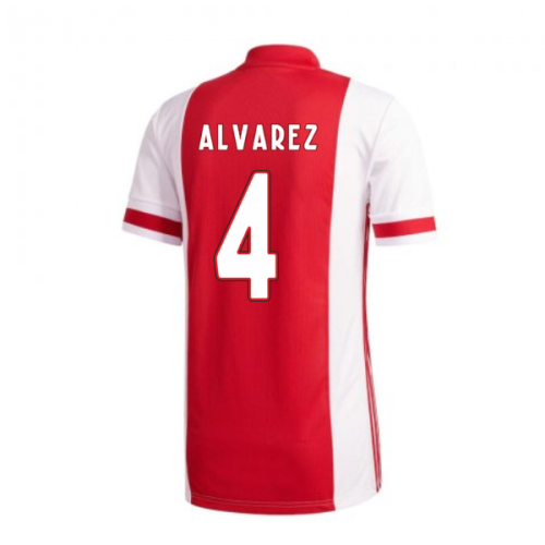 2020-2021 Ajax Adidas Home Football Shirt (ALVAREZ 4)