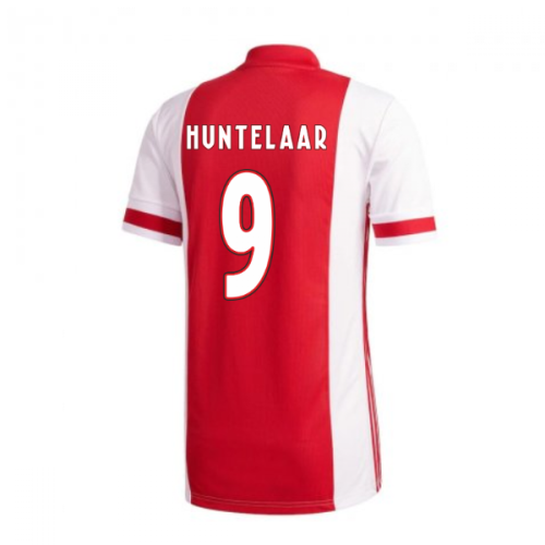 2020-2021 Ajax Adidas Home Football Shirt (HUNTELAAR 9)