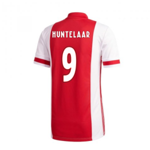 2020-2021 Ajax Adidas Home Shirt (Kids) (HUNTELAAR 9)