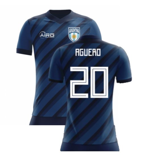 2024-2025 Argentina Concept Shirt (Aguero 20) - Kids