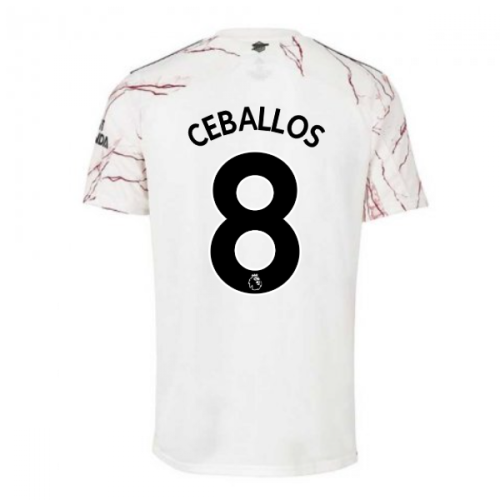 2020-2021 Arsenal Adidas Away Football Shirt (CEBALLOS 8)