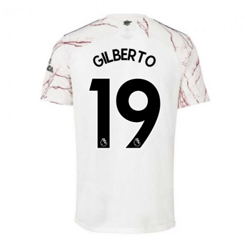 2020-2021 Arsenal Adidas Away Football Shirt (GILBERTO 19)