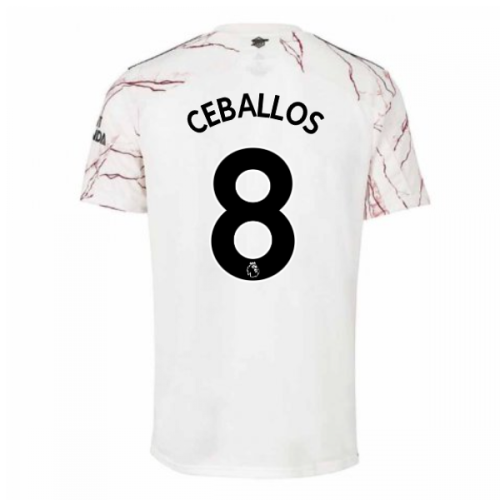 2020-2021 Arsenal Adidas Away Football Shirt (Kids) (CEBALLOS 8)