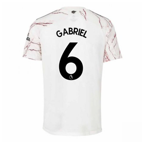 2020-2021 Arsenal Adidas Away Football Shirt (Kids) (Gabriel 6)