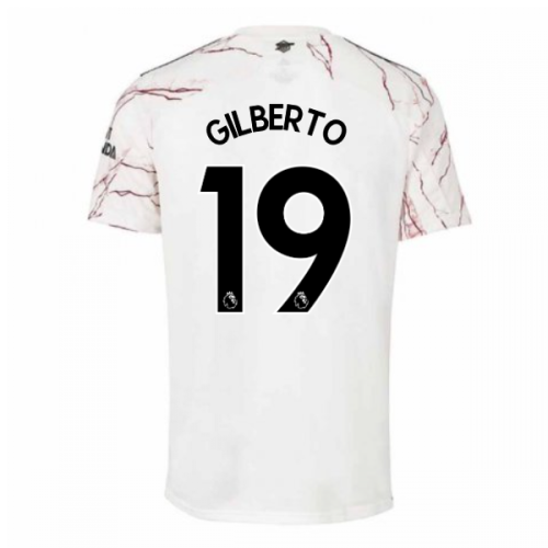 2020-2021 Arsenal Adidas Away Football Shirt (Kids) (GILBERTO 19)