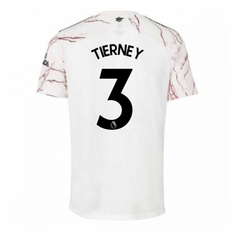 2020-2021 Arsenal Adidas Away Football Shirt (Kids) (TIERNEY 3)