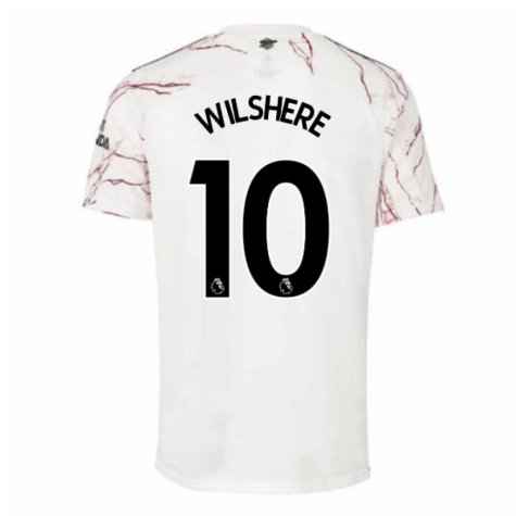 2020-2021 Arsenal Adidas Away Football Shirt (Kids) (WILSHERE 10)