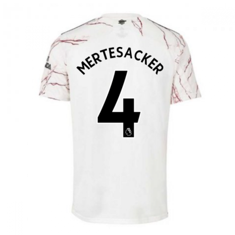 2020-2021 Arsenal Adidas Away Football Shirt (MERTESACKER 4)