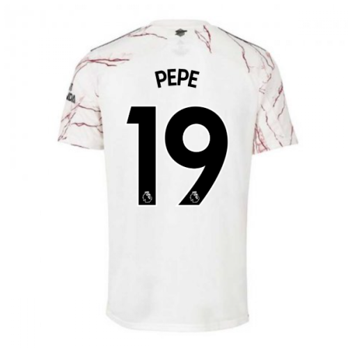 2020-2021 Arsenal Adidas Away Football Shirt (PEPE 19)