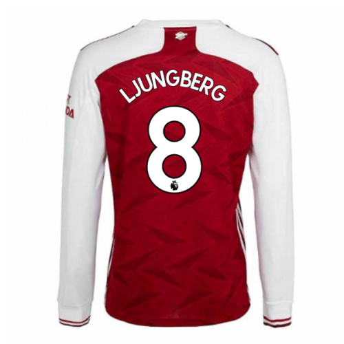 2020-2021 Arsenal Adidas Home Long Sleeve Shirt (LJUNGBERG 8)