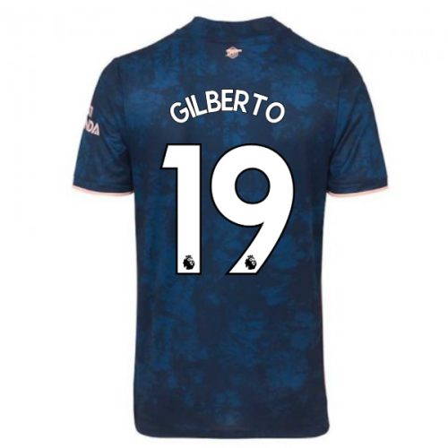 2020-2021 Arsenal Adidas Third Football Shirt (GILBERTO 19)