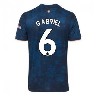 2020-2021 Arsenal Adidas Third Football Shirt (Kids) (Gabriel 6)