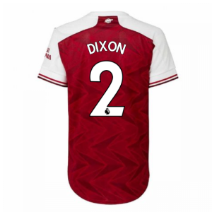 2020-2021 Arsenal Adidas Womens Home Shirt (DIXON 2)