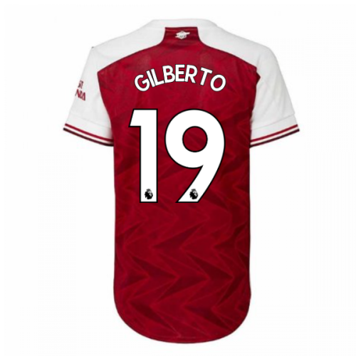 2020-2021 Arsenal Adidas Womens Home Shirt (GILBERTO 19)