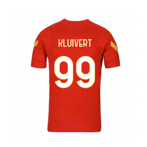 2020-2021 AS Roma Nike Training Shirt (Red) - Kids (KLUIVERT 99)