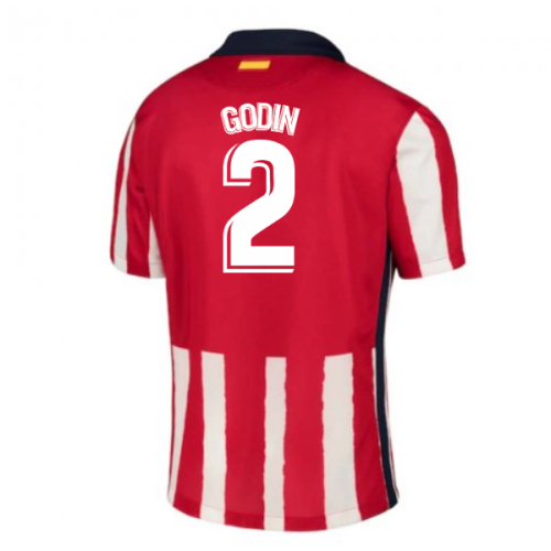 2020-2021 Atletico Madrid Home Nike Shirt (Kids) (GODIN 2)