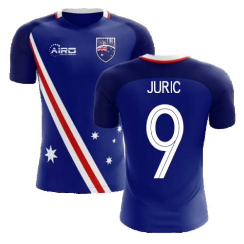 2024-2025 Australia Flag Away Concept Football Shirt (Juric 9)