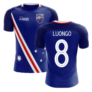 2024-2025 Australia Flag Away Concept Football Shirt (Luongo 8)