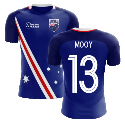 2024-2025 Australia Flag Away Concept Football Shirt (Mooy 13)