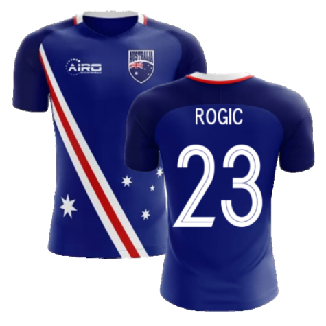 2024-2025 Australia Flag Away Concept Football Shirt (Rogic 23)